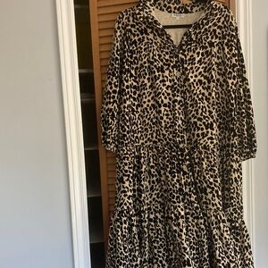 Horses Atelier Leopard print velvet Dream Dress